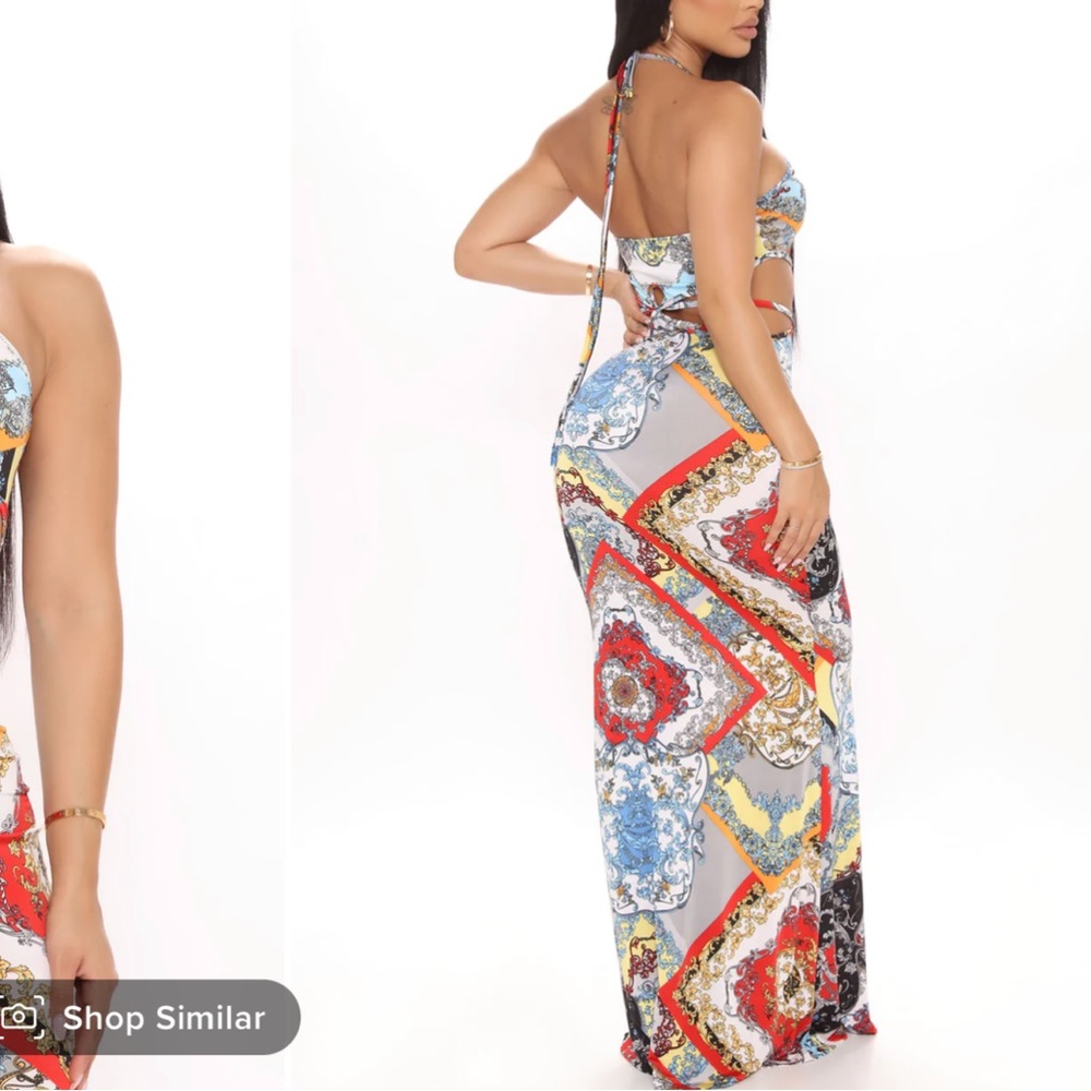 Yacht Cruise Maxi Dress Fashion Nova